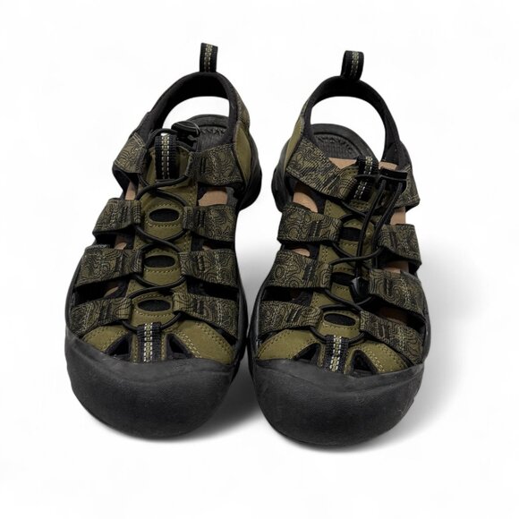 Keen Newport H2 Sandals Mens Size 8 – Olive Black – NEW‎ in Box